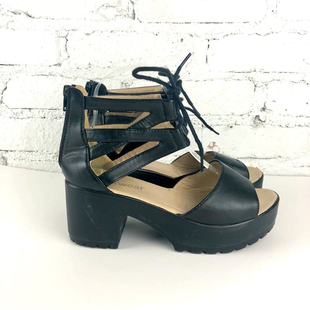 Koi Wear Platform Chunky Heeled Sandals